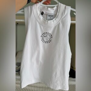 Gymshark Fitted White Tank